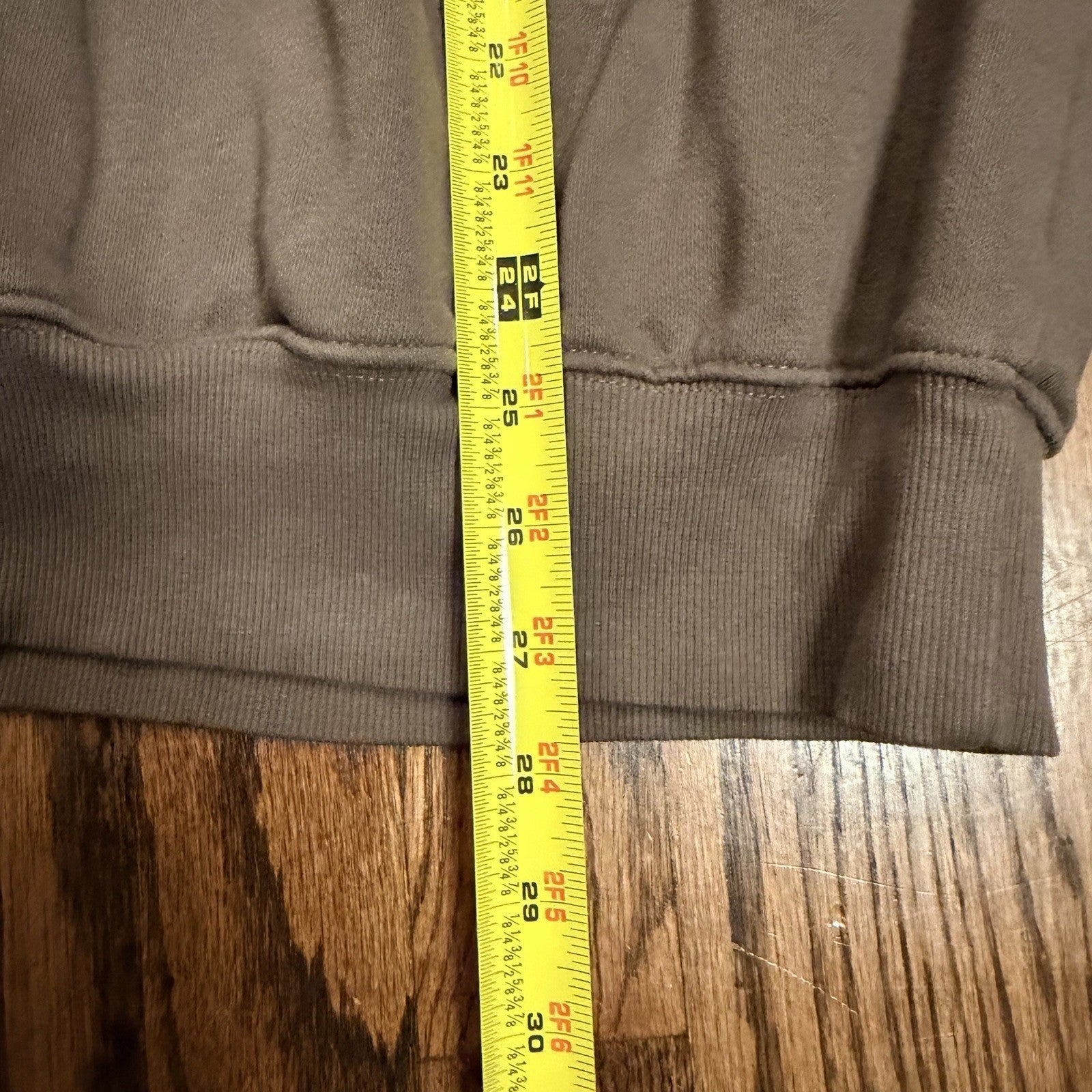 The North Face Circular Design Hoodie Fleece Sweatshirt XL Brown