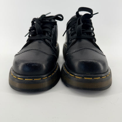 Dr. Martens Platform Oxford Leather Chunky Wedge Shoes 8M 9W Black