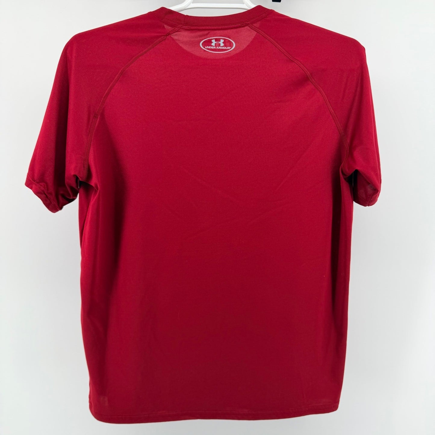 Under Armour Boston College Paisley Graphic HeatGear Shirt Mens Medium Maroon