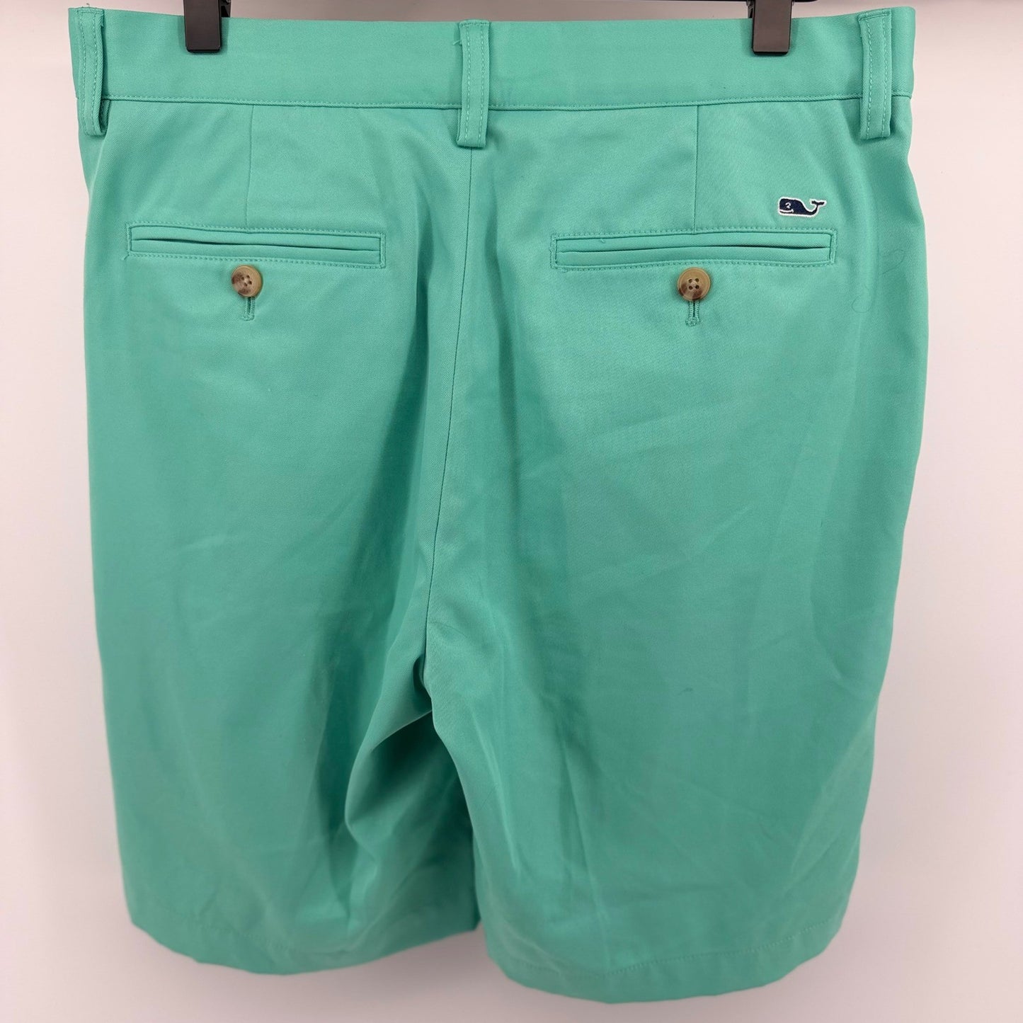 Vineyard Vines Links Short Mens 30 Performance Golf Short Seafoam Green 9 Inseam