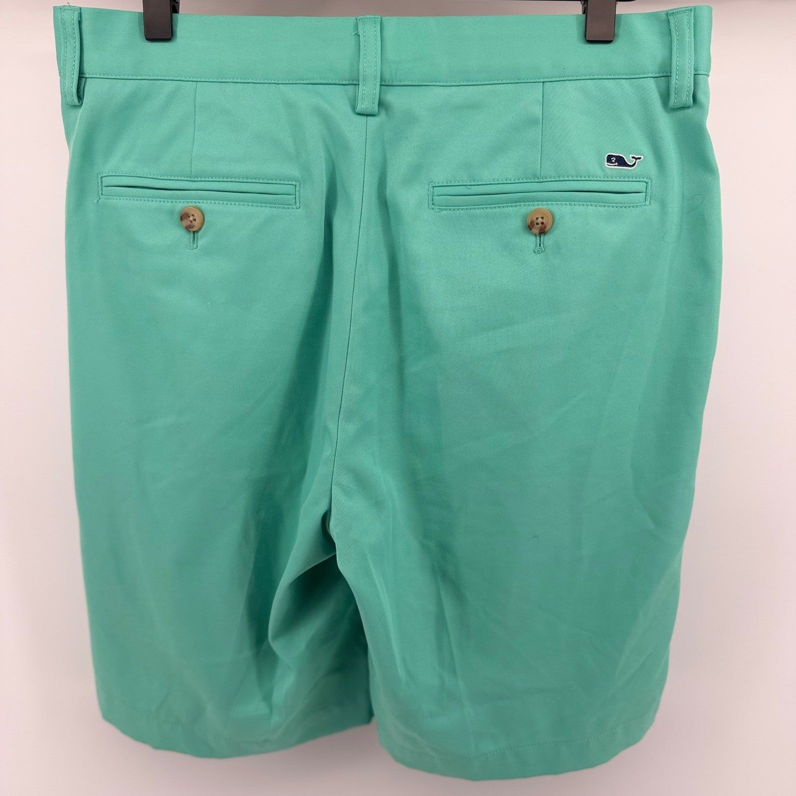 Vineyard Vines Links Short Mens 30 Performance Golf Short Seafoam Green 9 Inseam