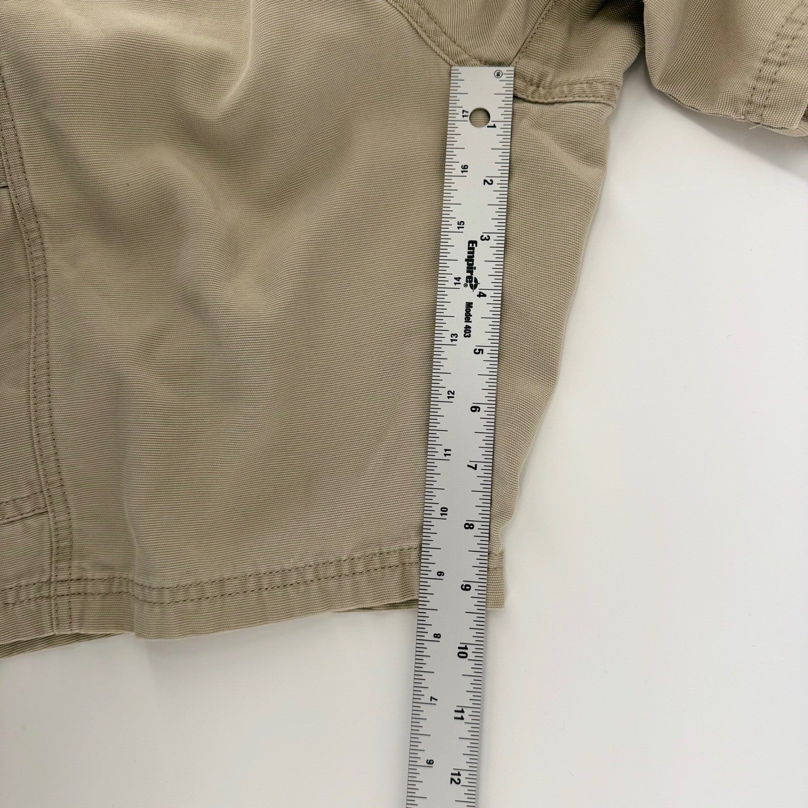 Tommy Bahama Relax Cargo Shorts Tencel Cotton Utility Khaki Tan 35 Mens