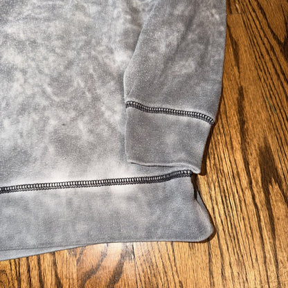 American Eagle Super Soft Jegging Fit Sweatshirt Gray Acid Washed Size M Boxy