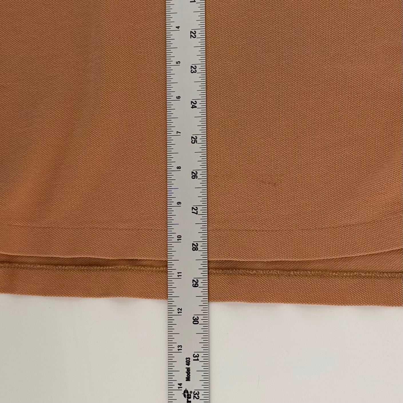 Polo Ralph Lauren Long Sleeve Polo Shirt XXL Burnt Orange Pique Cotton Pony Logo