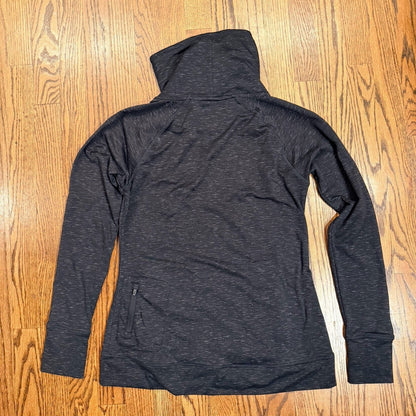 Kyodan Outdoor Cowl Neck Space Dye Pullover Thumbhole Pockets Size M Gray