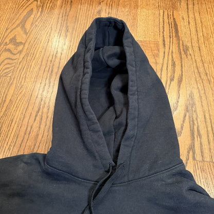 Nike Womens Jordan Essentials Cropped Fleece Hoodie Black Sweatshirt Size XS