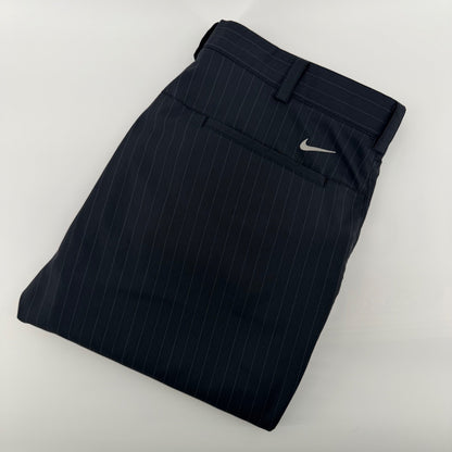 Nike Golf Tour Performance Dri-FIT Pinstripe Pants 34x32 Black Mens
