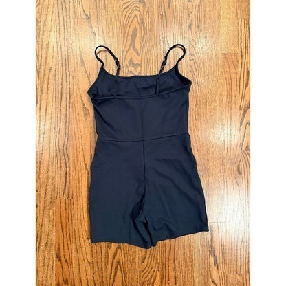 Abercrombie & Fitch Traveler Mini Romper Activewear Small Black Streetwear