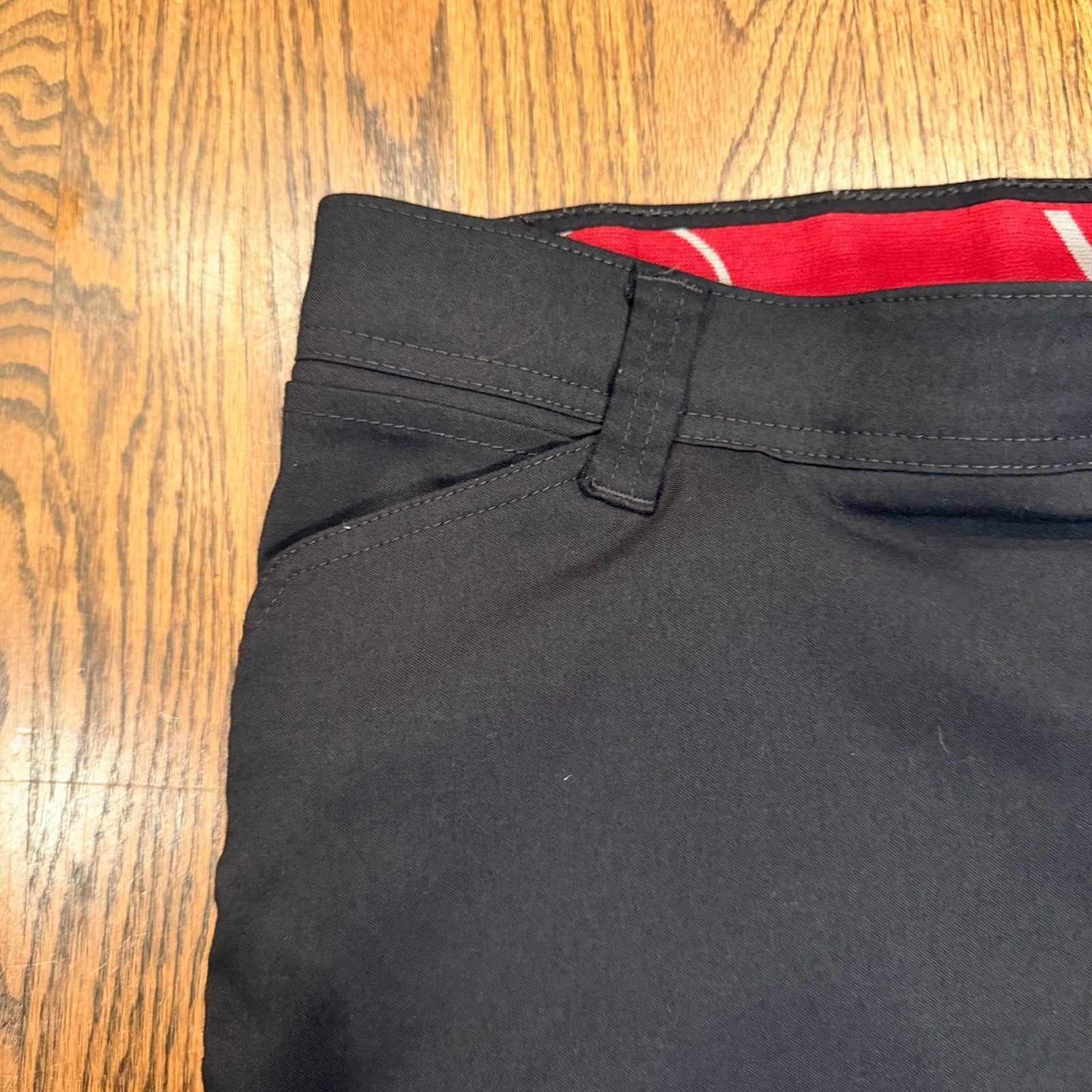 Wrangler Pants Men's 33x30 Black Flex Waist Cargo Hiking Straight 10NW788NB