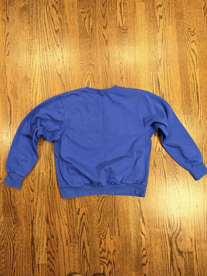 Nike Basketball Crewneck Sweatshirt Medium | Zipper Pockets | Blue Streetwear