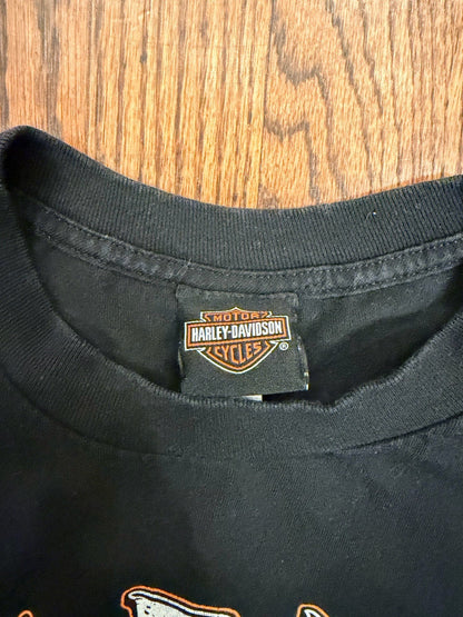 Harley Davison T-Shirt Men’s Size XL Whiskey Row Prescott  Az Black Short Sleeve