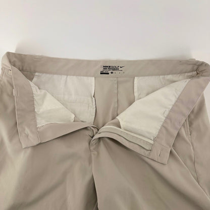 Nike Golf Tour Performance Dri-FIT Shorts Tan Beige Mens 36 Active Sporty