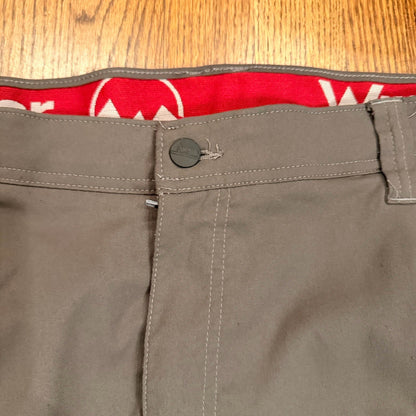 Wrangler Pants Men's 38x31 Green Flex Waist Cargo Hiking Straight 10NW788NB