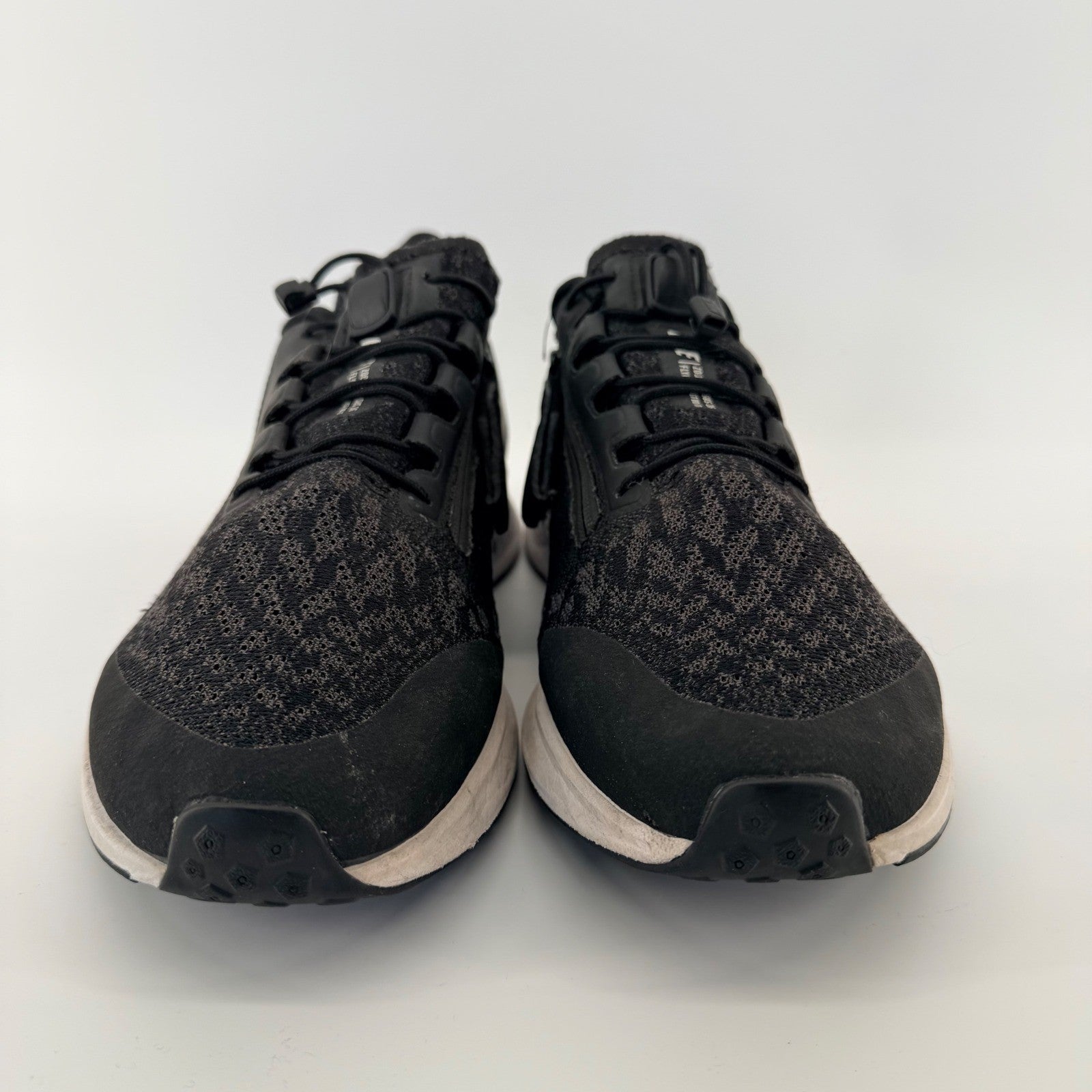 Nike Air Zoom Pegasus 36 FlyEase Running Shoes Black White BV0613-001 Mens 9.5