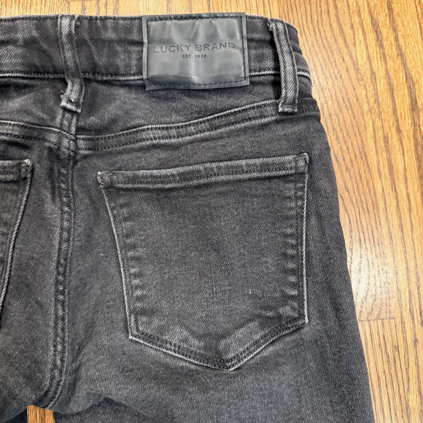 Lucky Brand Women's Lizzie Low-Rise Skinny Women’s Jeans - Clean Black 4/27L