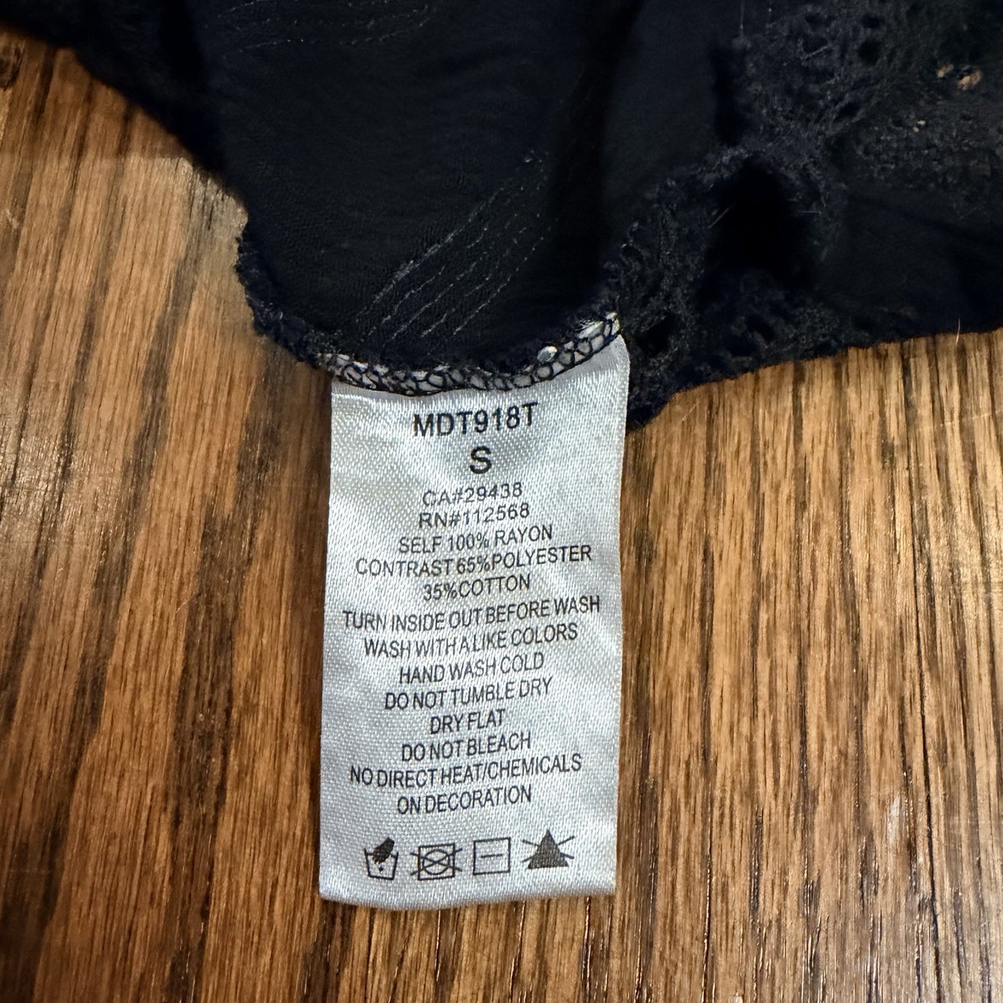 Miss Me Y2K style Embellished Top Black Lace back Size S Racer Tank