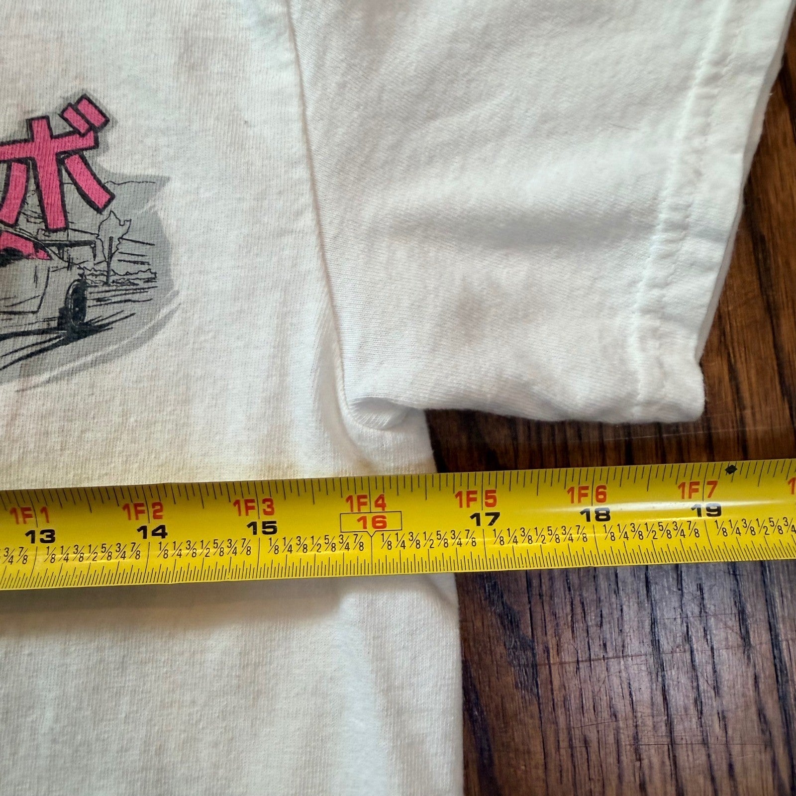 Eldon JDM Drift Graphic T-Shirt Japanese Car Culture Racing White Size S