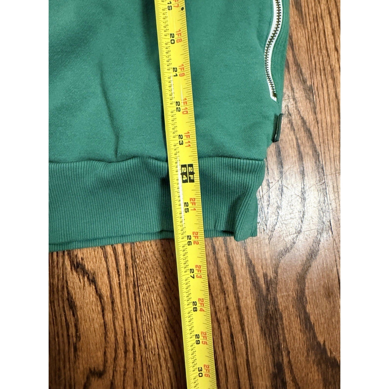 Nike NFL Green Bay Packers Hoodie Side Zip Sweatshirt Small Green
