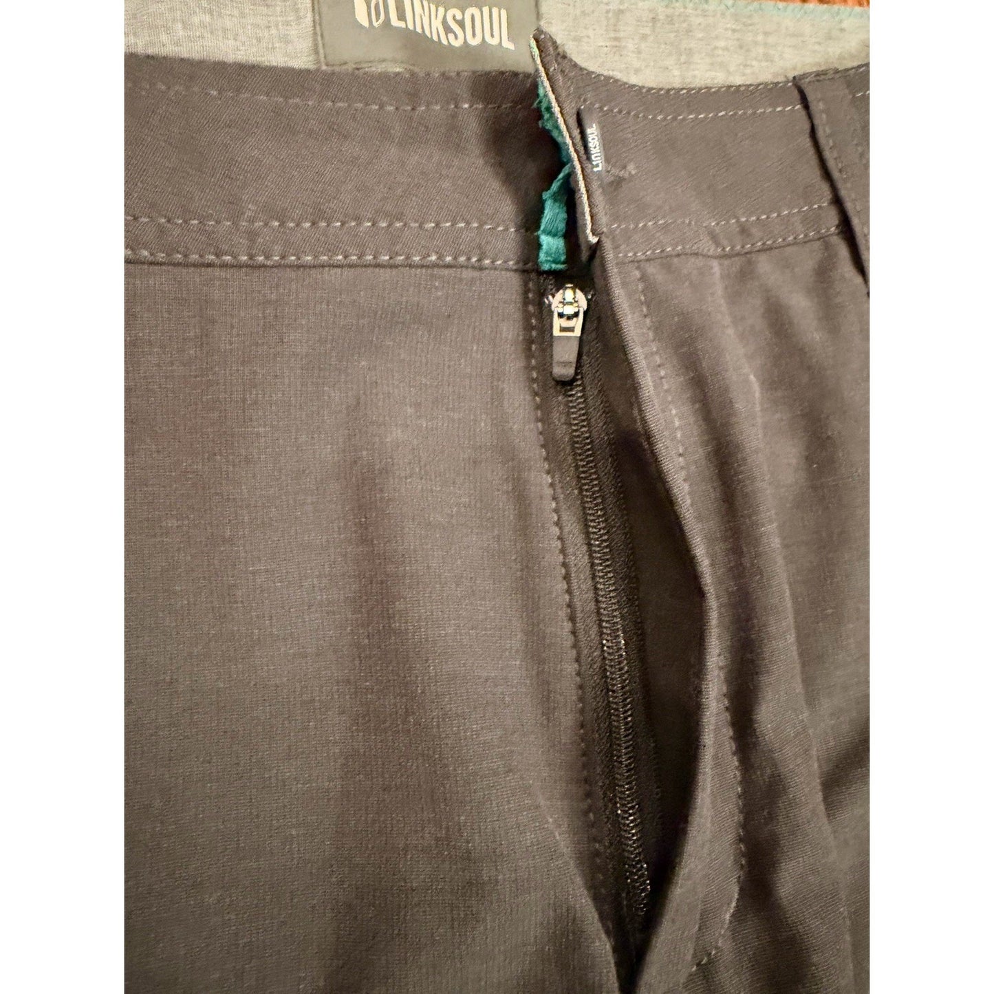 Linksoul LS662-R Boardwalker Pants Mens 32 Stretch Performance Golf Grey