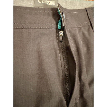 Linksoul LS662-R Boardwalker Pants Mens 32 Stretch Performance Golf Grey