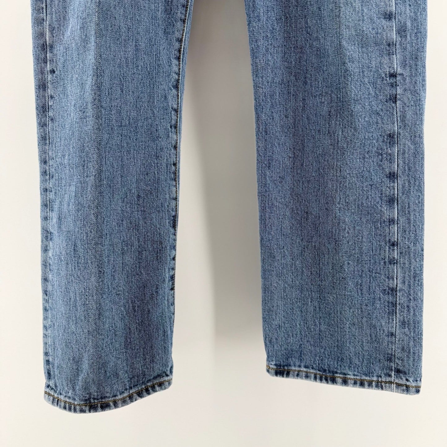 Levi's 501 Original Fit Straight Leg Button Fly Jeans 34x29 Blue Medium Wash