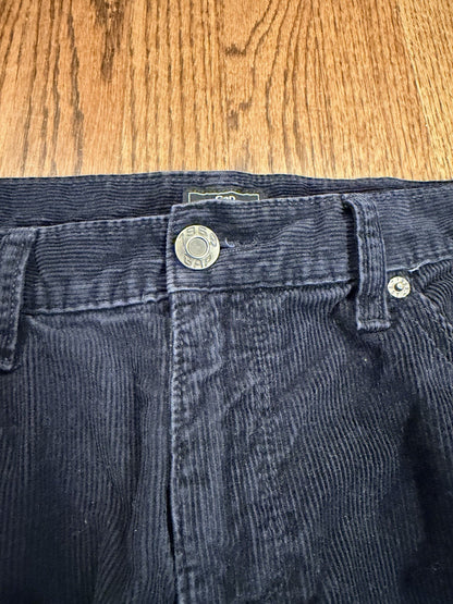 Gap Corduroy Pants Mens Size 34x32 Navy Straight Leg 2000s