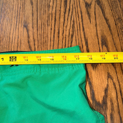 Hurley Board Shorts Mens Green Lace Up Cargo Pocket Swim Trunks 34 Green