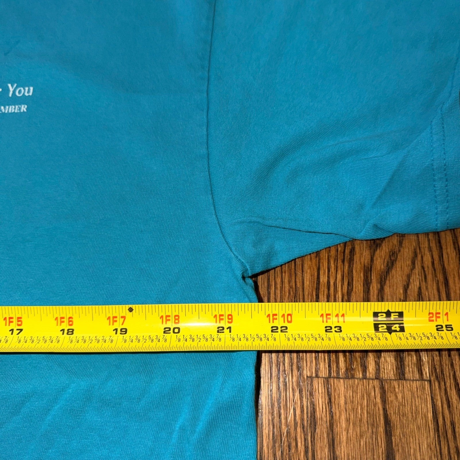 Port & Company Core Cotton Moving Services Graphic T-Shirt XL Turquoise Blue