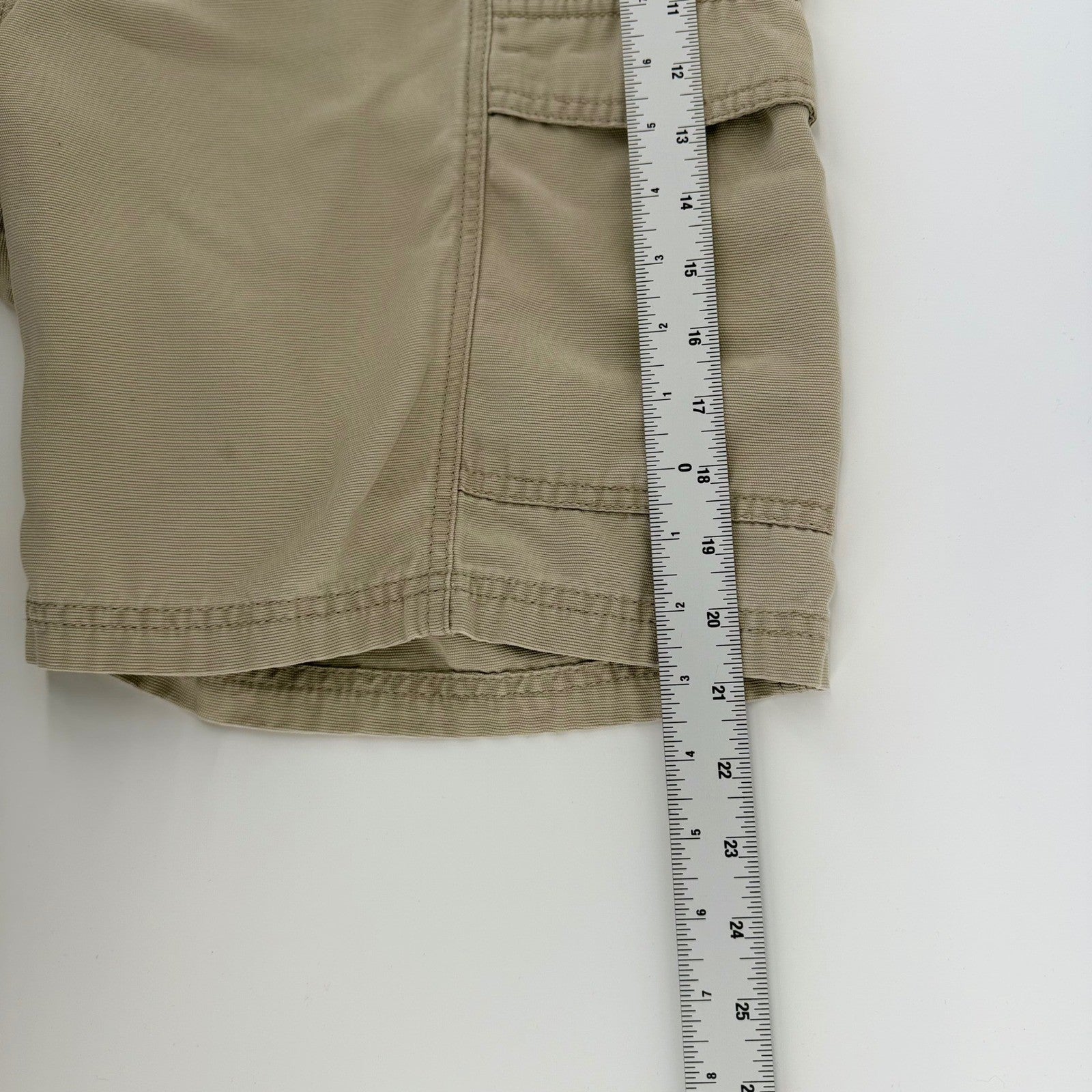 Tommy Bahama Relax Cargo Shorts Tencel Cotton Utility Khaki Tan 35 Mens