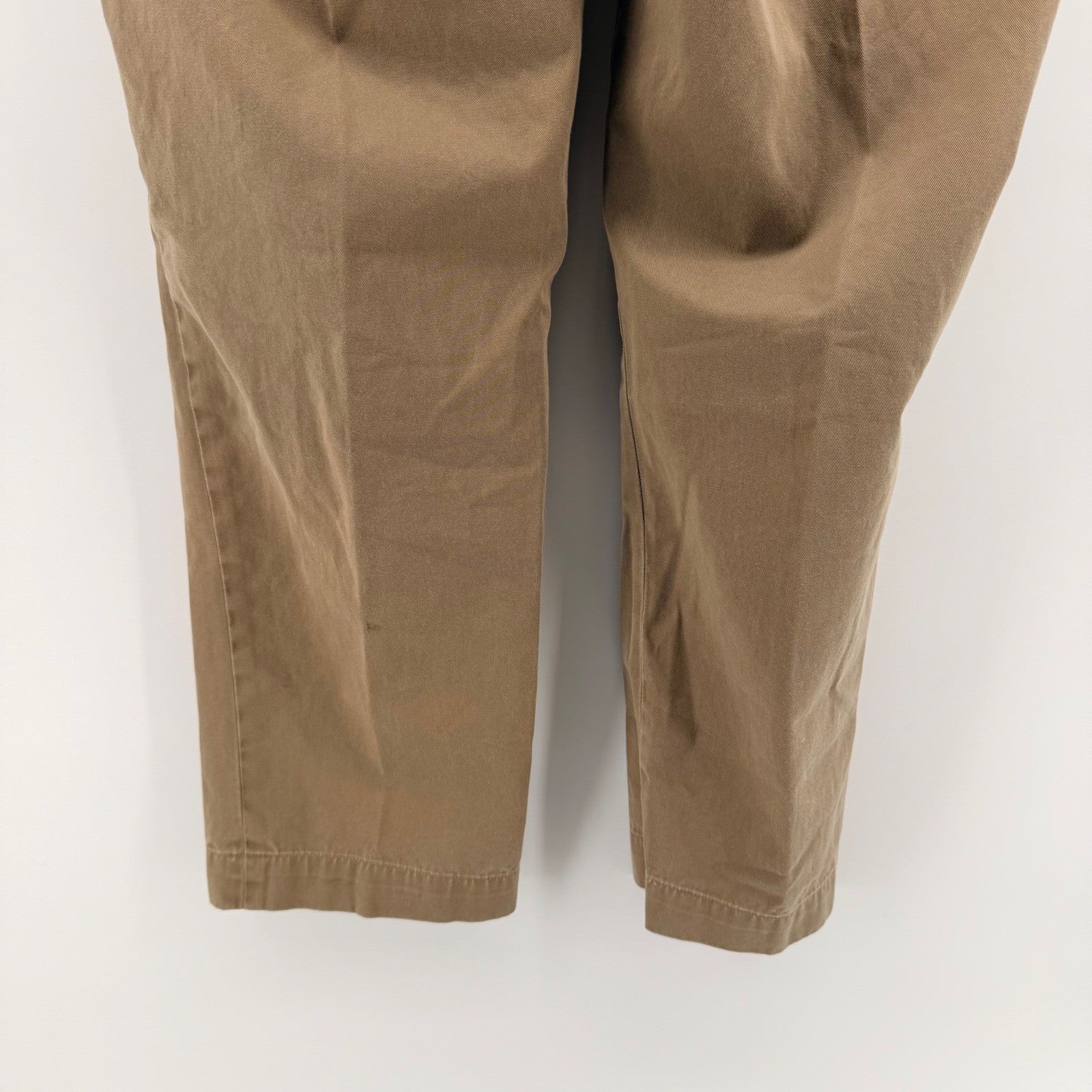 Polo Ralph Lauren Classic Fit Chino Pants Khaki Tan Cotton Twill 37x30 Mens