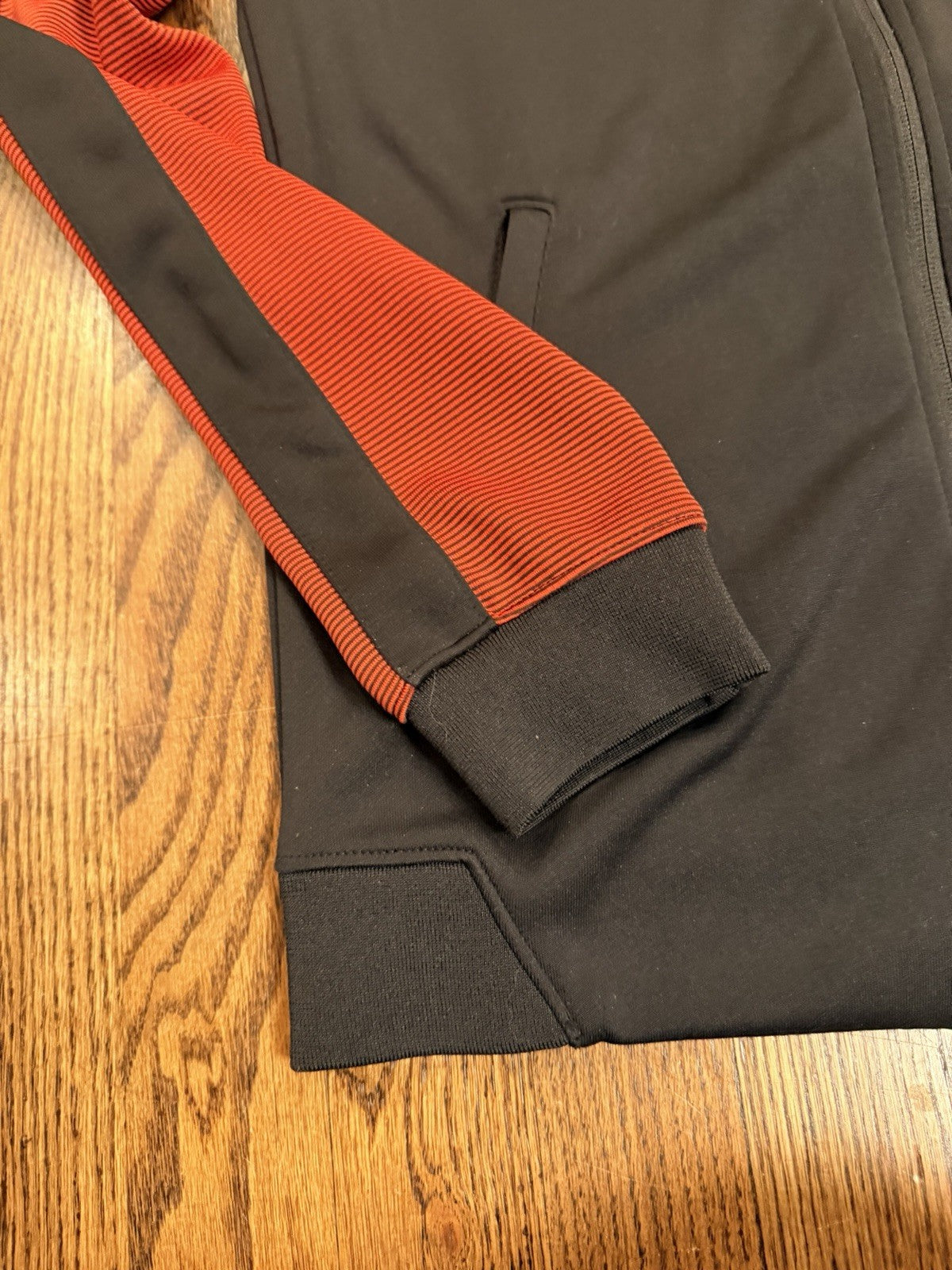 Nike USA Soccer Training Jacket Black Red Blue Full Zip Men’s Small