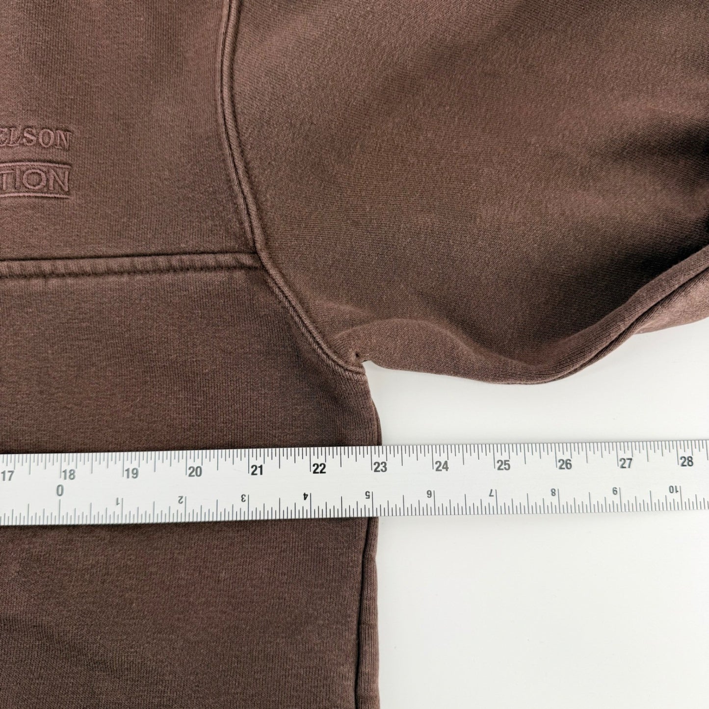 Carhartt Quarter Zip Pullover Brown Sweatshirt Workwear Gorpcore Size M Brown