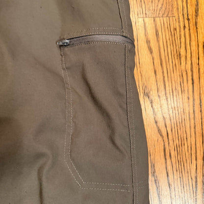 Wrangler Pants Men's 38x31 Green Flex Waist Cargo Hiking Straight 10NW788NB