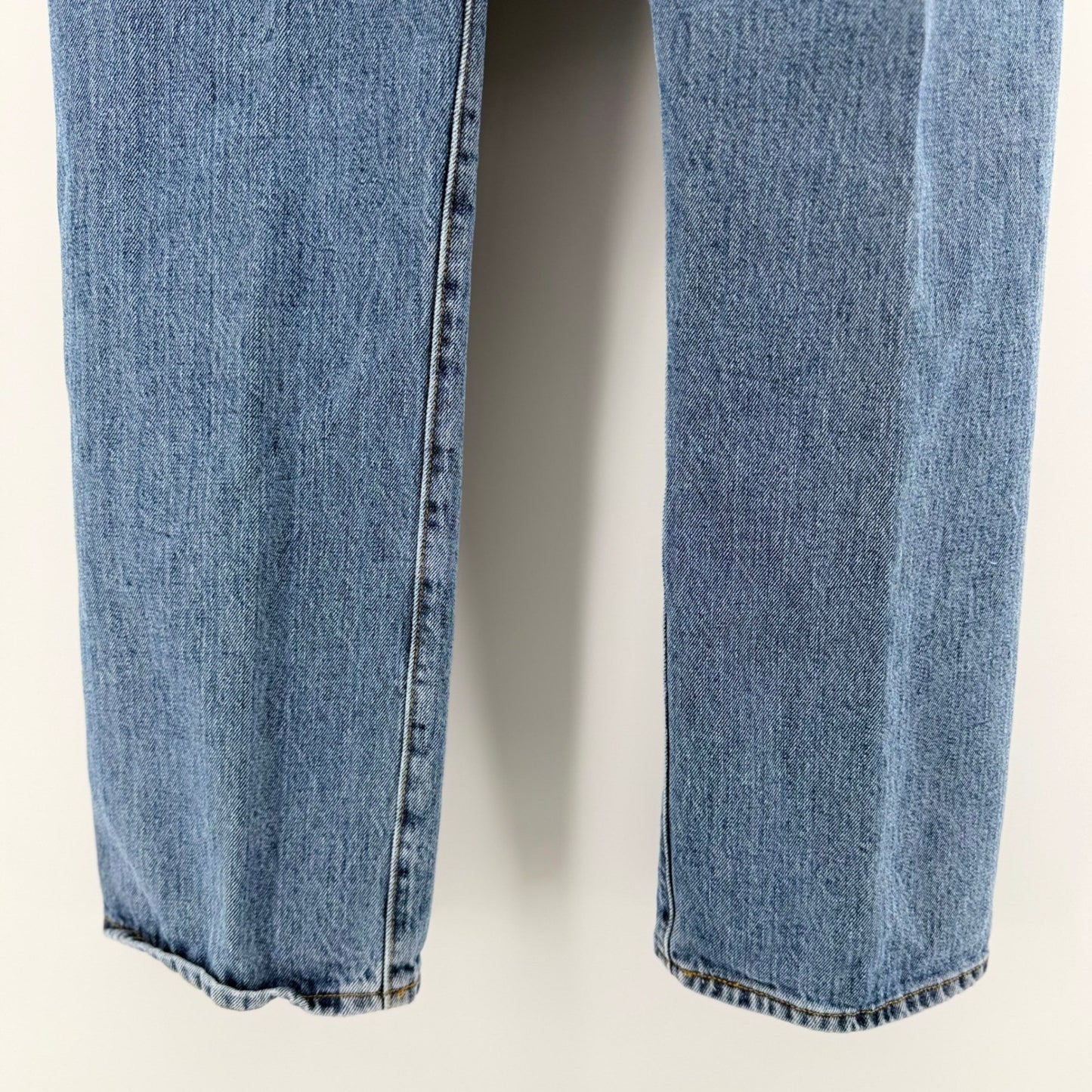 Levi's 501 Original Fit Straight Leg Button Fly Jeans 34x29 Blue Medium Wash