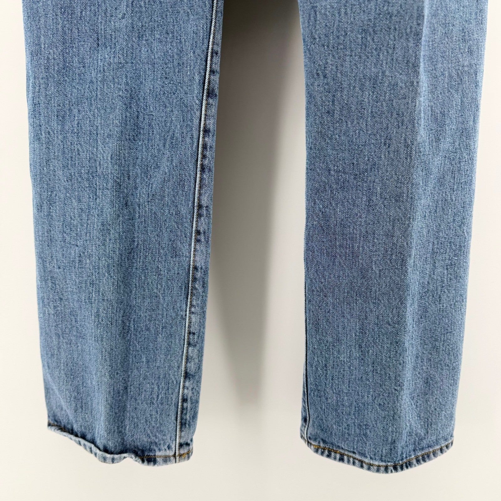 Levi's 501 Original Fit Straight Leg Button Fly Jeans 34x29 Blue Medium Wash