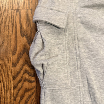 FOREVER 21 Size Small Women's Heather Gray Cargo Sweatpants Baggy Wideleg