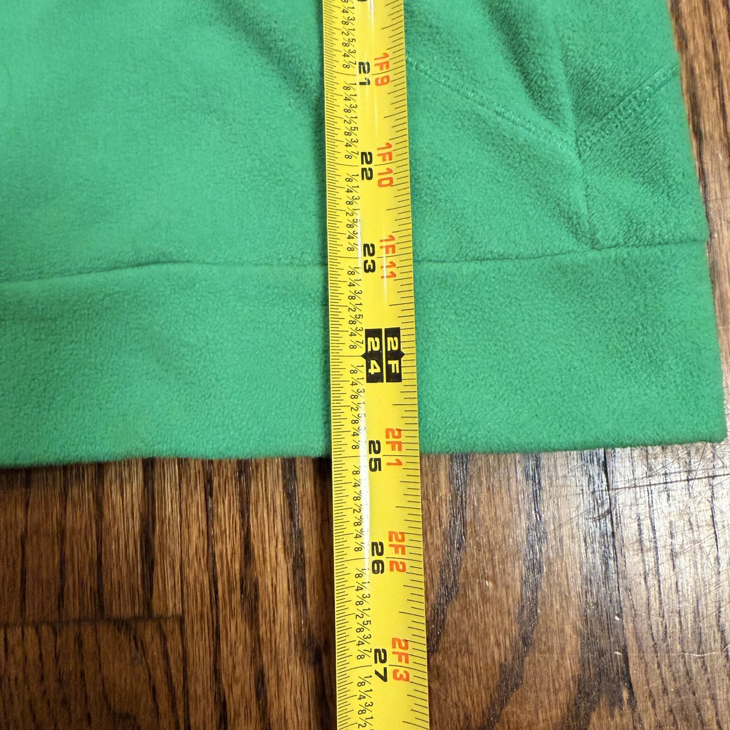 Adidas Jacket Womens Small Green Polar Fleece Full Zip Long Sleeve Running