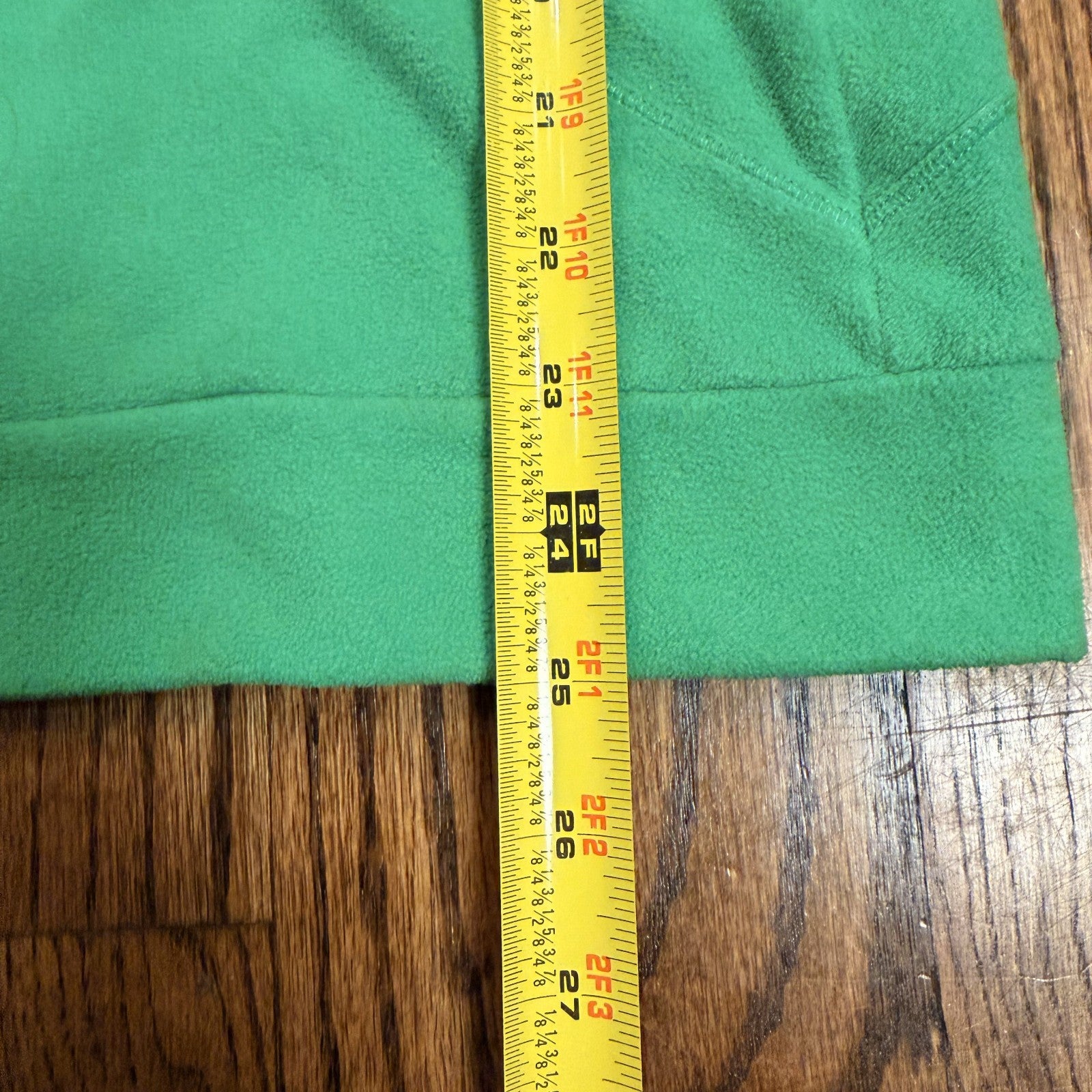 Adidas Jacket Womens Small Green Polar Fleece Full Zip Long Sleeve Running