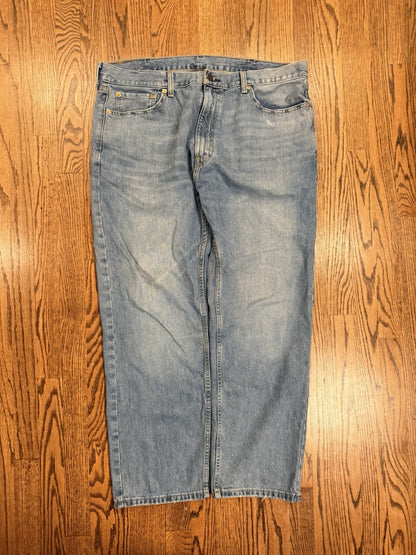 Levis 505 Jeans Mens 40x30 Whiskered Denim Y2K
