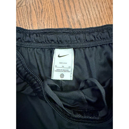 Nike Dri-Fit Running Shorts Black XL | Zip Pocket | 16.5x13 | Grade 3