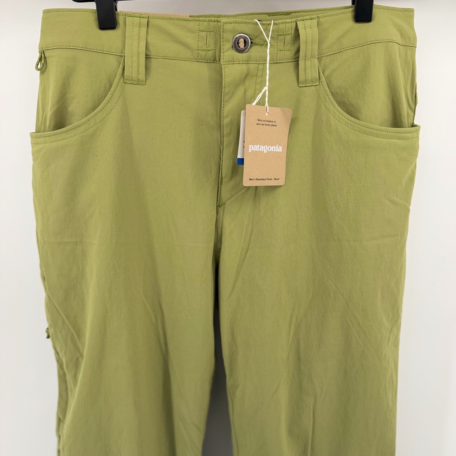 Patagonia Quandary Hiking Pants 40+ UPF Slim Straight 30x30 Bud Green