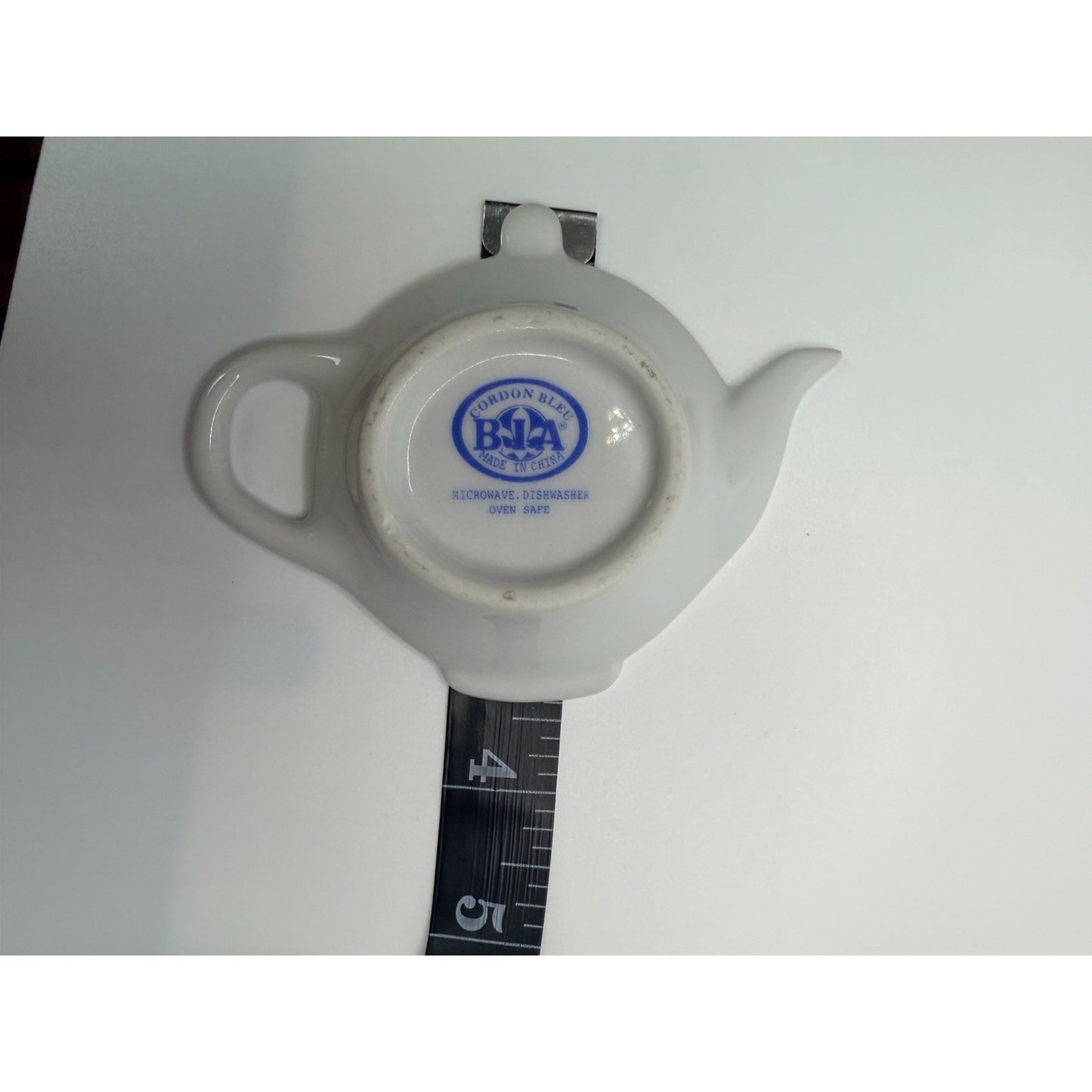 BIA Cordon Bleu Teapot Tea Bag Holders Set of 2 Floral White Porcelain One Size