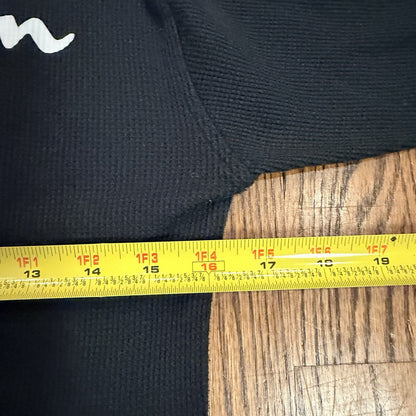 Champion Thermal Base Layer Shirt Black Long Sleeve Logo Size Small (Estimated)