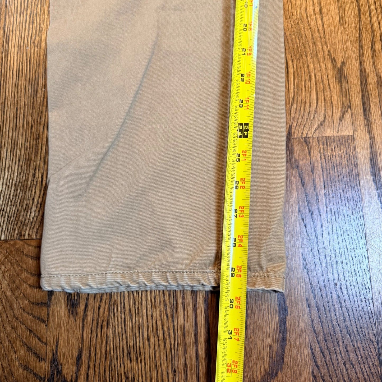 Peter Millar Pima Cotton Chino Pants Flat Front 36 Khaki Tan Preppy Casual