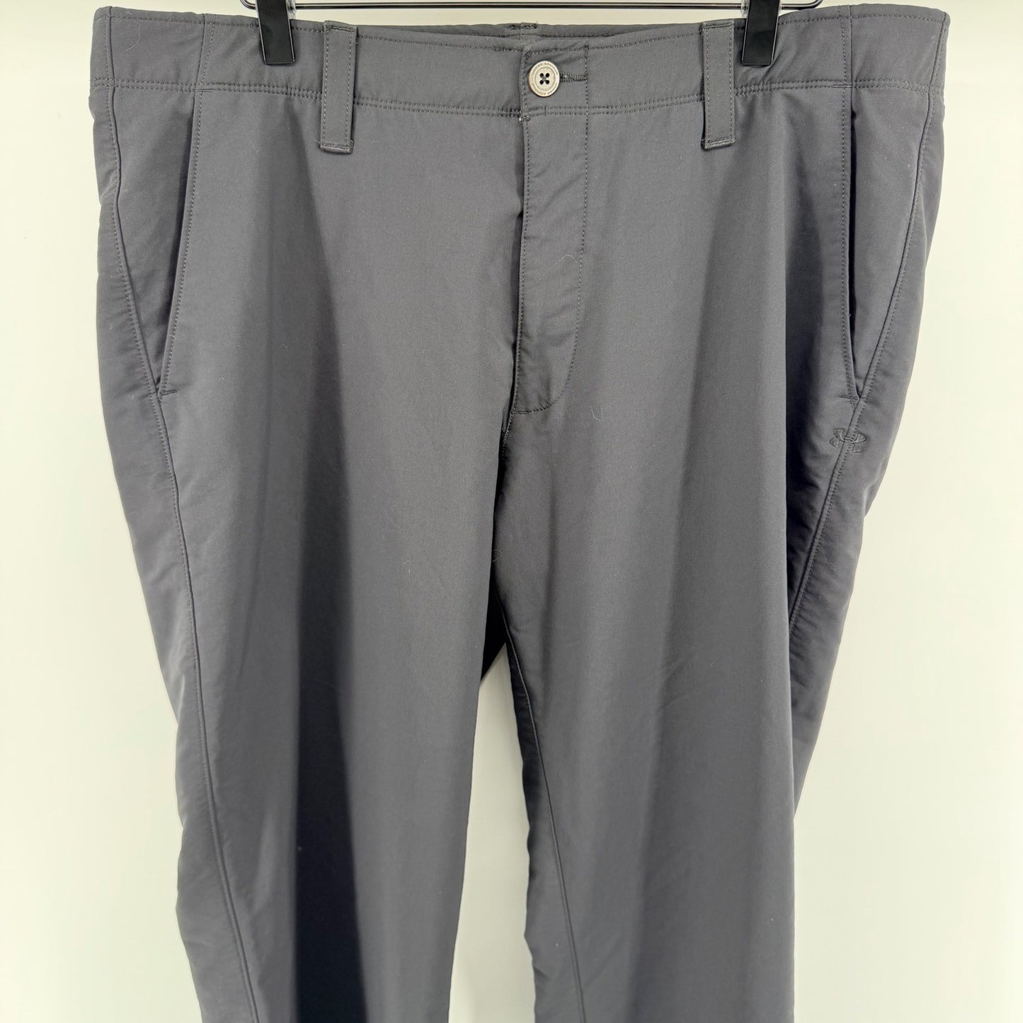Under Armour Match Play Golf Pants Straight Leg Performance Stretch 38x32 Black