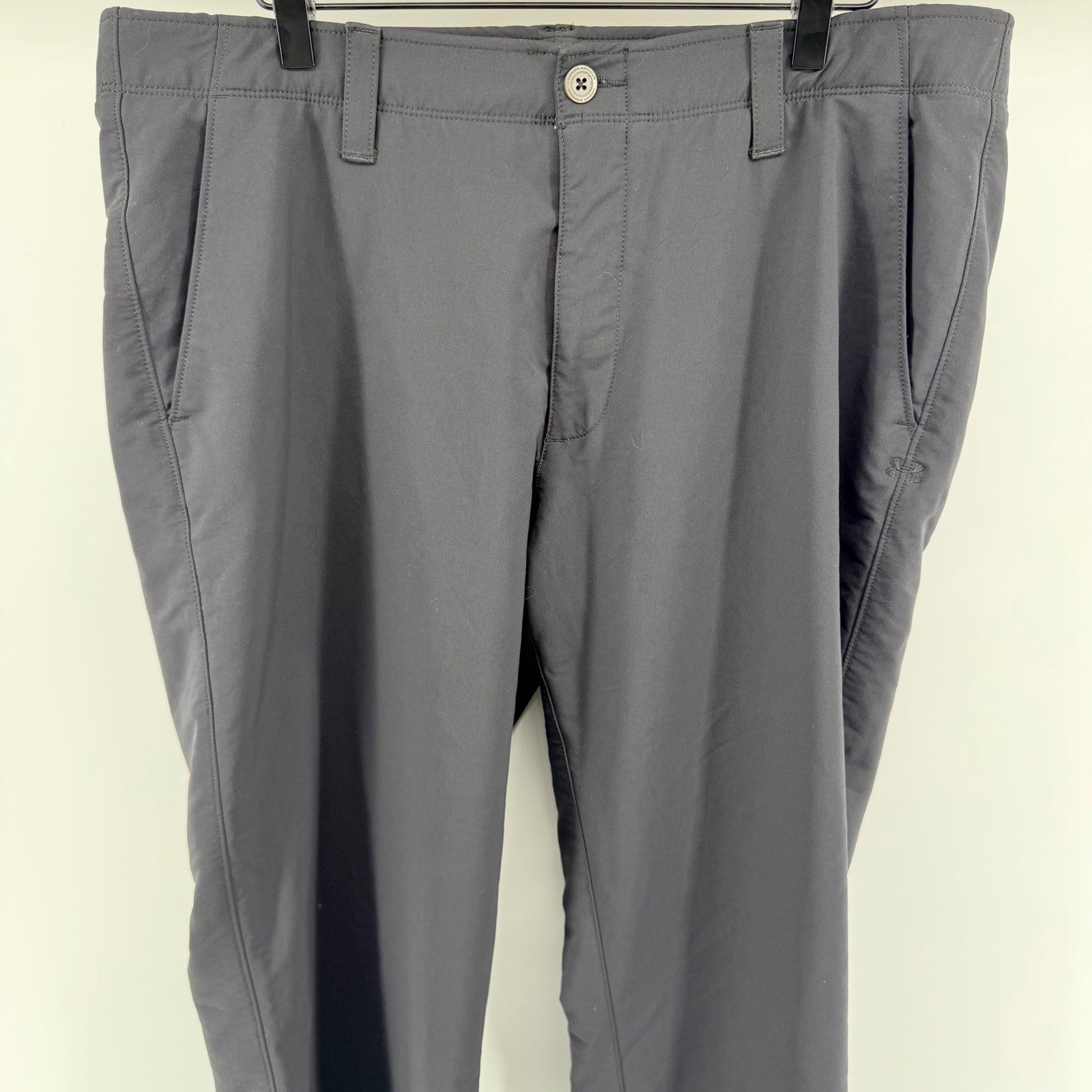 Under Armour Match Play Golf Pants Straight Leg Performance Stretch 38x32 Black