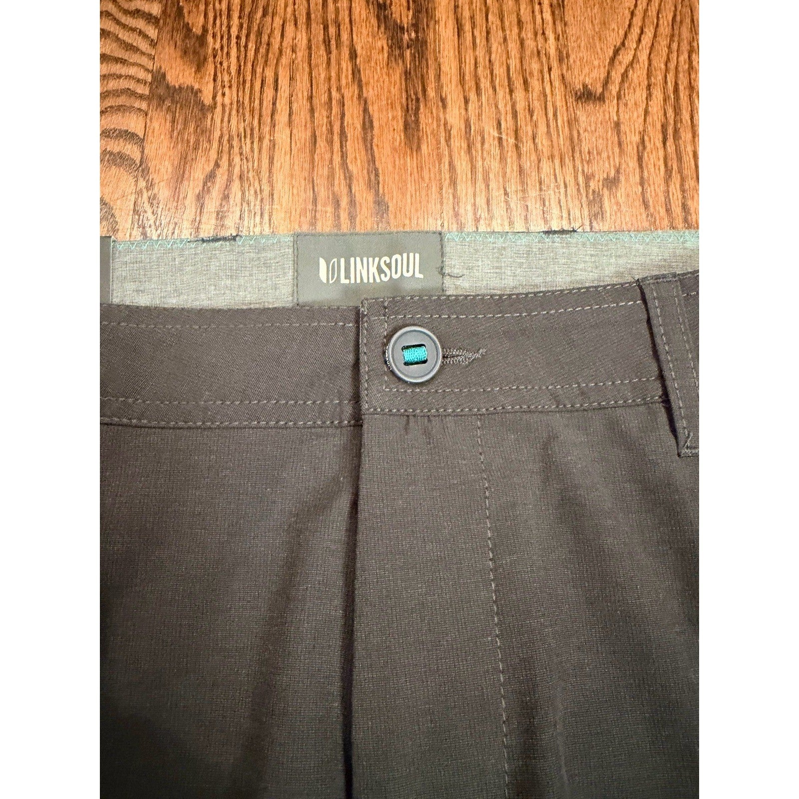 Linksoul LS662-R Boardwalker Pants Mens 32 Stretch Performance Golf Grey