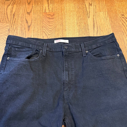 Signature by Levi Strauss Men's Straight Fit Jeans Black W40 L32 58988-0071