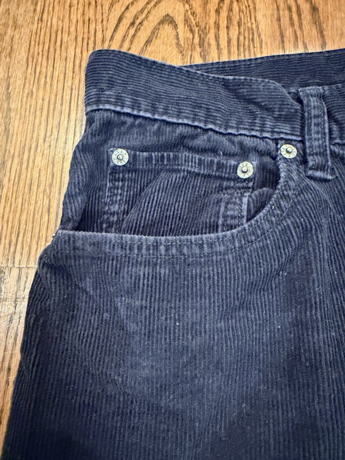Gap Corduroy Pants Mens Size 34x32 Navy Straight Leg 2000s