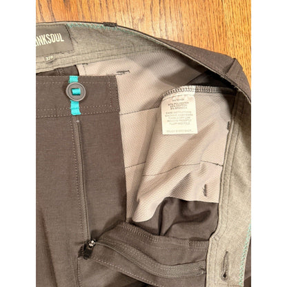 Linksoul LS662-R Boardwalker Pants Mens 32 Stretch Performance Golf Grey